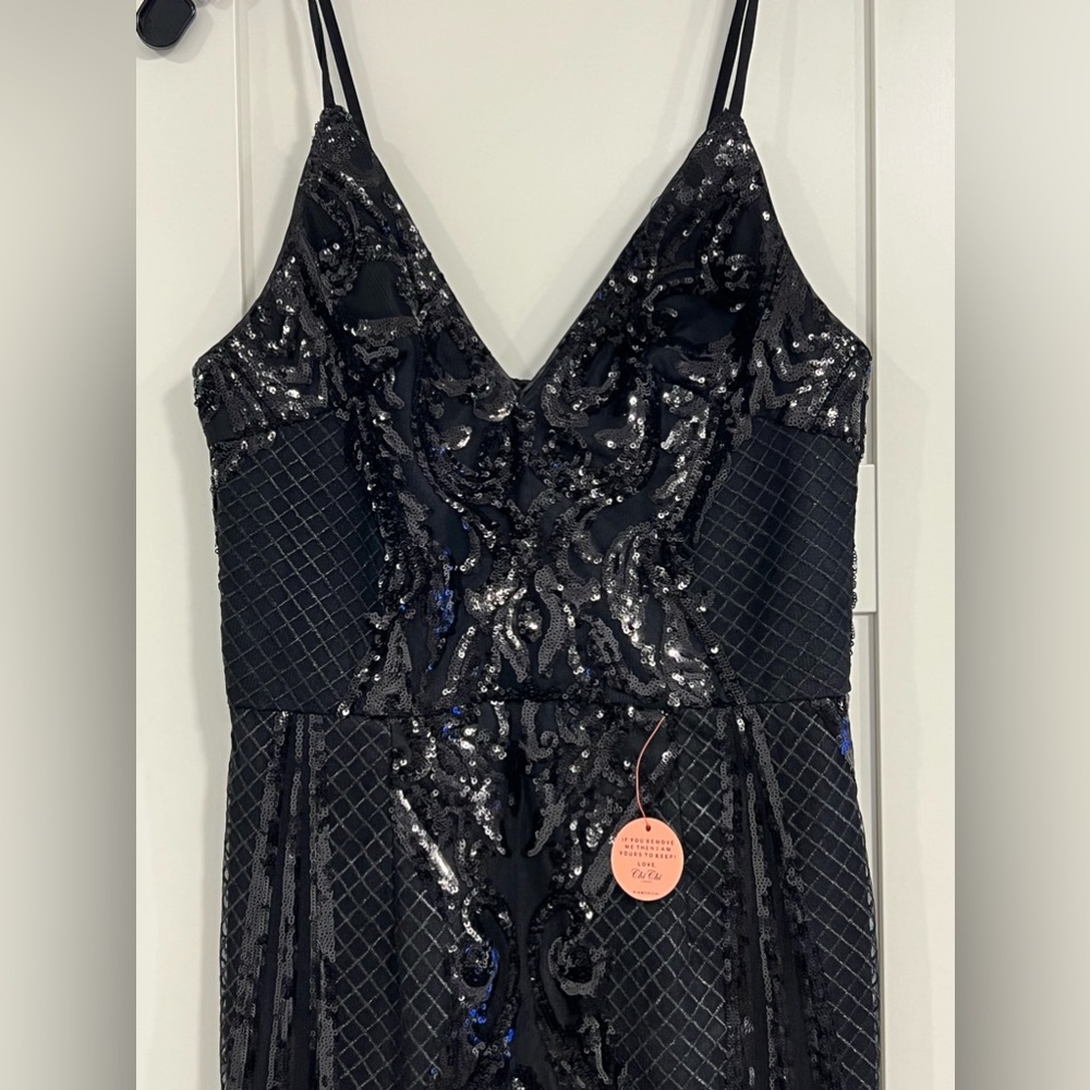 Black cocktail dress